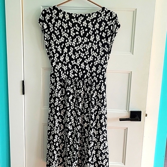 JFW black white V neck sleeveless dress Just For Wraps Spring Summer - Picture 4 of 6
